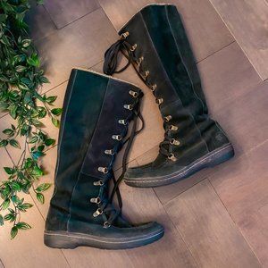 Timberland Knee High Waterproof Lace-Up Boots